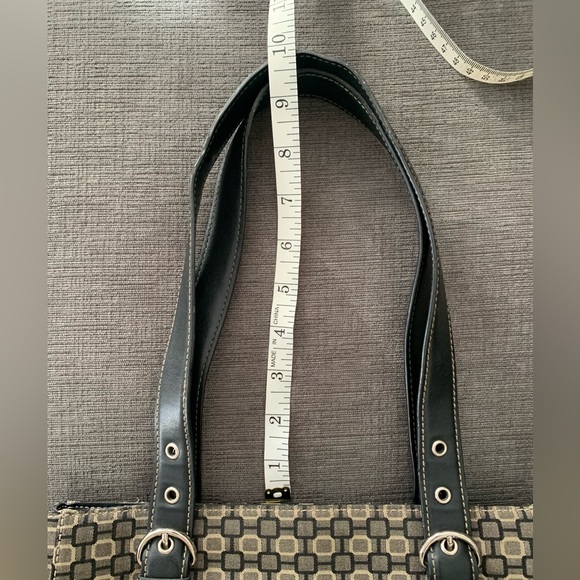 Nine West Black and Gray Geometric Shoulder Bag - Picture 11 of 15